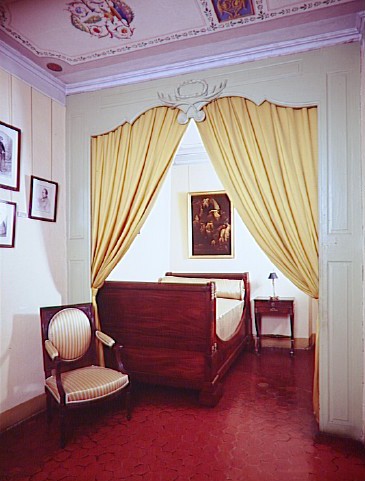 Maison Bonaparte : la chambre de l’Alcôve
