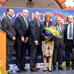 Inauguration of a commemorative plaque at Essling, Vienna