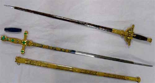 Two luxury swords belonging to Jerome Napoleon, King of Westphalia