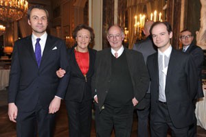 The history prize winners with the Princess Napoléon © Fondation Napoléon