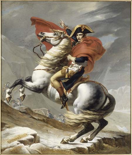 Image result for napoleon crossing the alps