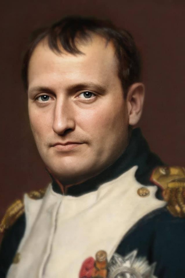 An artist's impression of Napoleon produced using a neural network