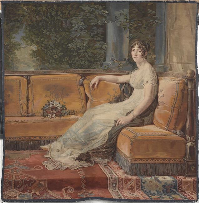 L'impératrice Joséphine, tapisserie d'après François Gérard, musée national de Malmaison et Bois-Préau © GrandPalais-RMN René-Gabriel Ojeda